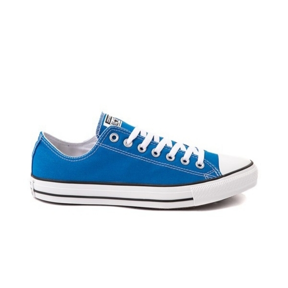 Blue Low Top Converse